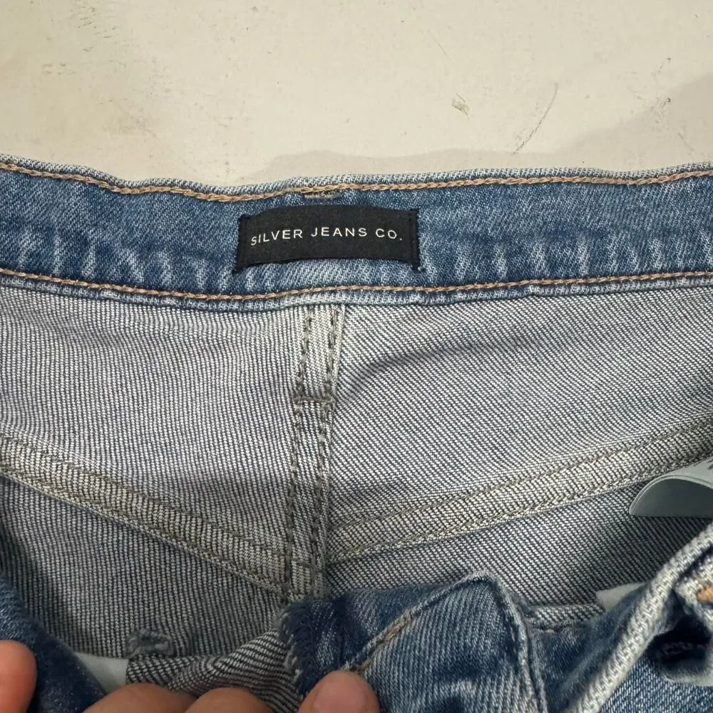 Silver-jeans-co Women's Blue Shorts